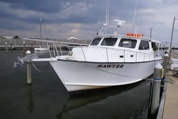 Sawyer's fishing boat